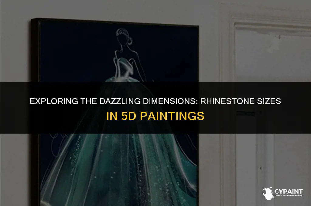 what size are the rhinestones in a 5 d painting
