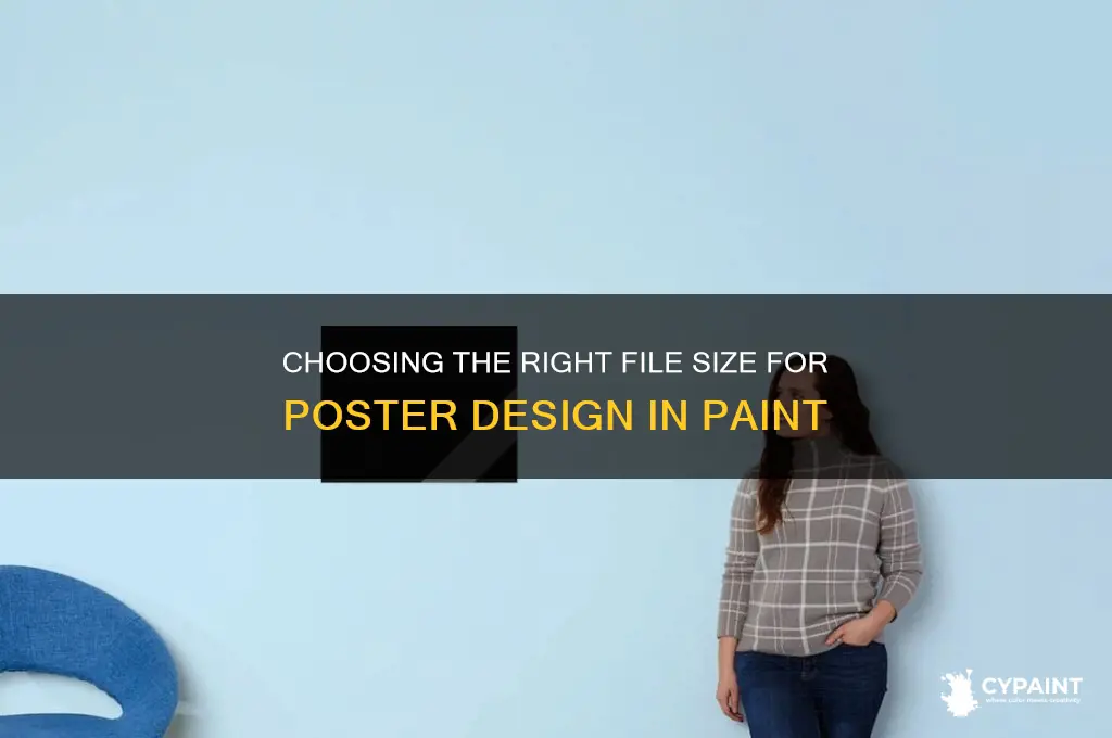 what size file for a poster in paint