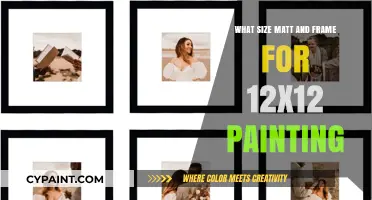 Perfect Matt and Frame Sizes for Your 12x12 Painting Guide