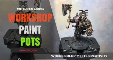 Games Workshop Paint Pots: Understanding Their Standard Size in MM