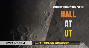 Exploring the Universe: Painter Hall Telescope Size