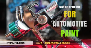 Choosing the Right HVLP Tip Size for Automotive Paint Jobs