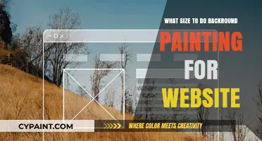 Choosing the Perfect Background Painting Size for Your Website Design