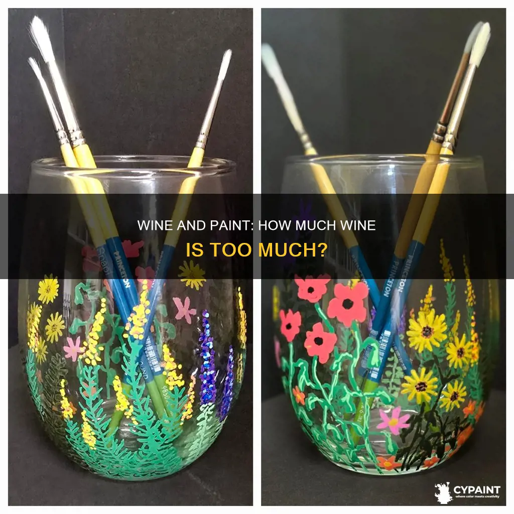 what size wine is served at sip and paint