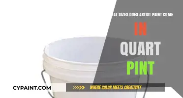 Paint Sizes: Quart and Pint Options for Artists