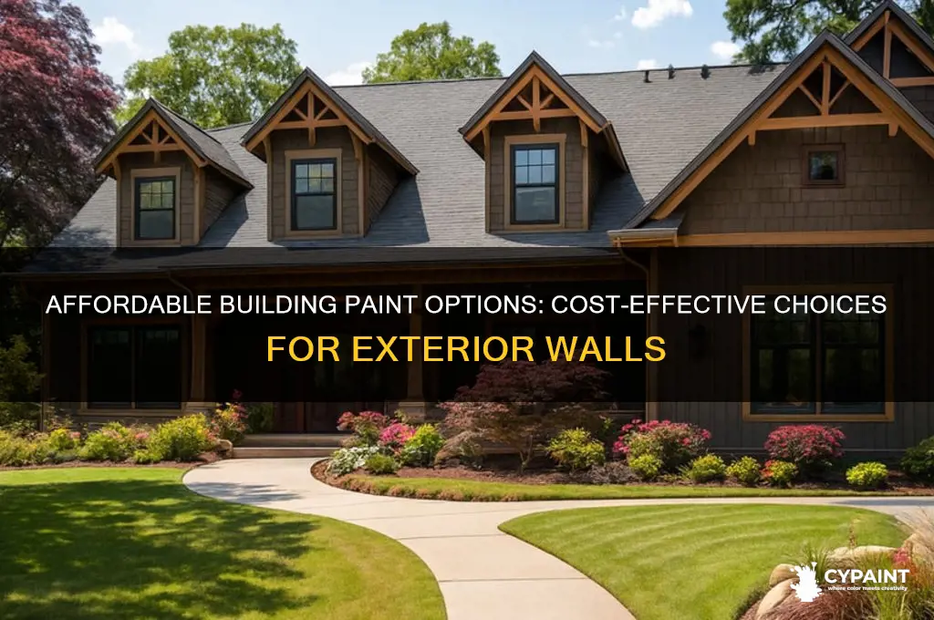 what sort of paint is cheapest for builings