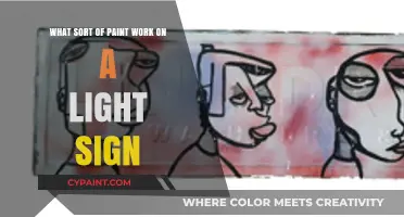 Choosing the Right Paint for Your Light Sign
