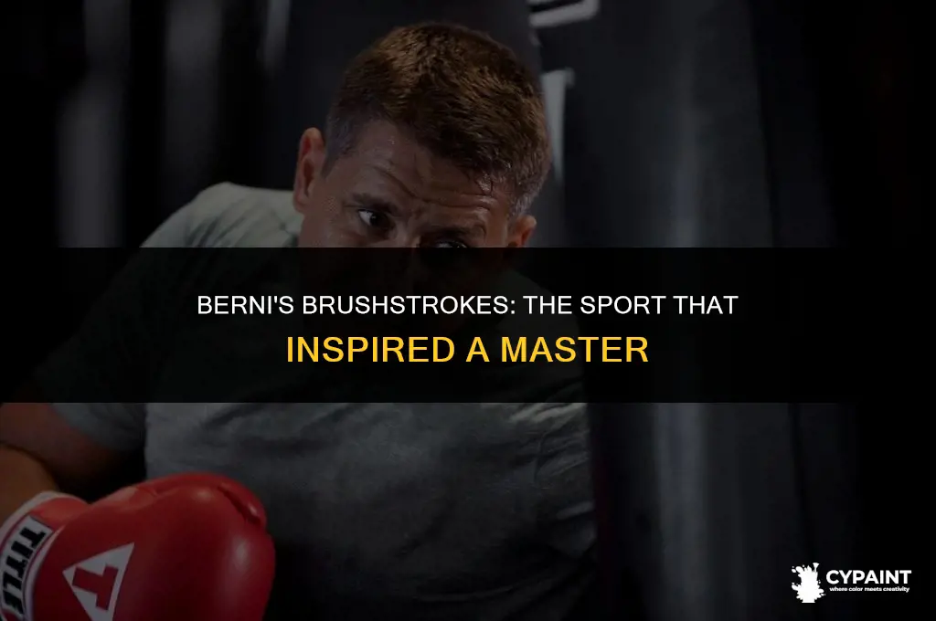 what sport represents antonio berni in his painting and why