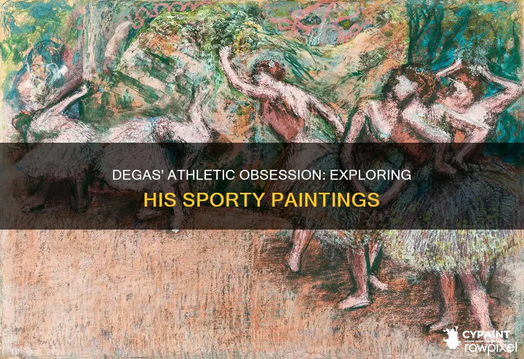 what sport was in alot of edgar degas paintings