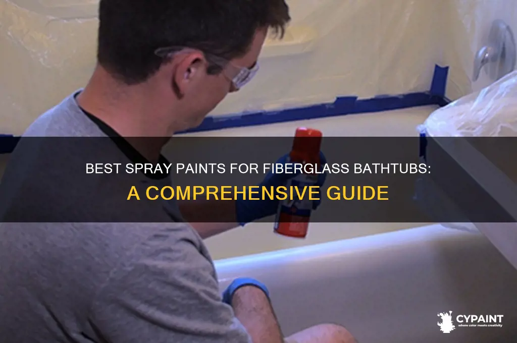 what spra y paint works for fiberglass buathtub