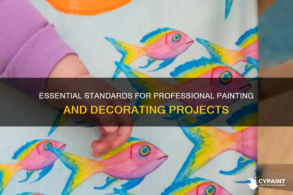 what standards are applicable to painting and decorating