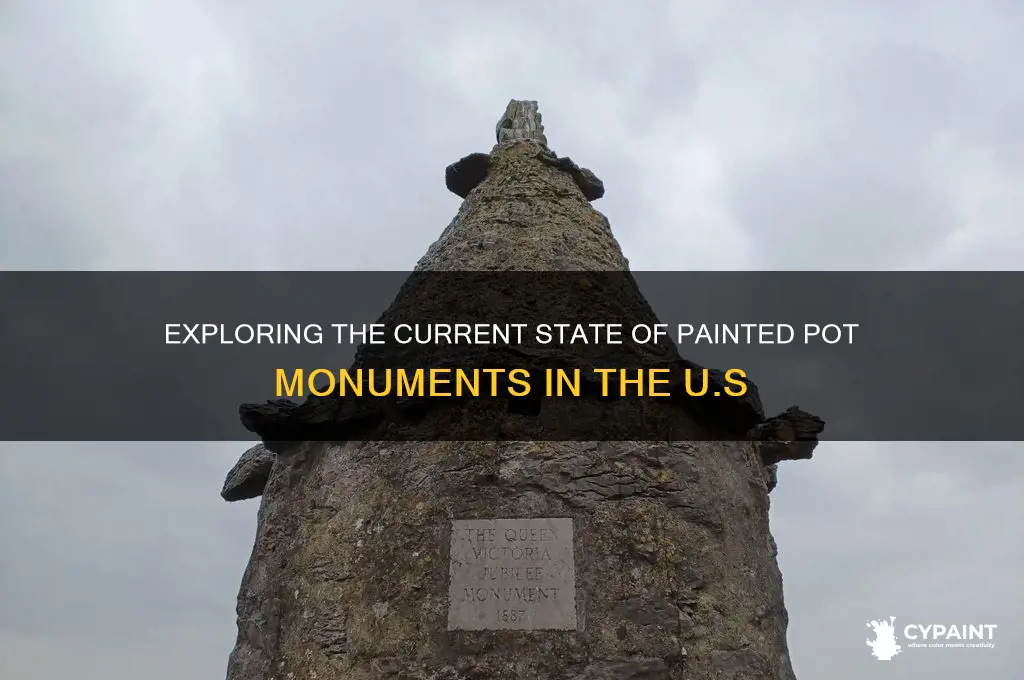 what state are the painted pot monuments in