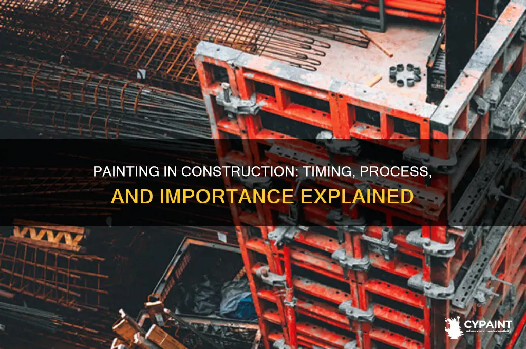 what step is painting in the construction process