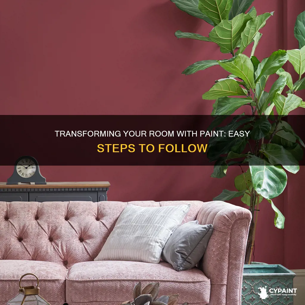 what steps do you take to paint a room