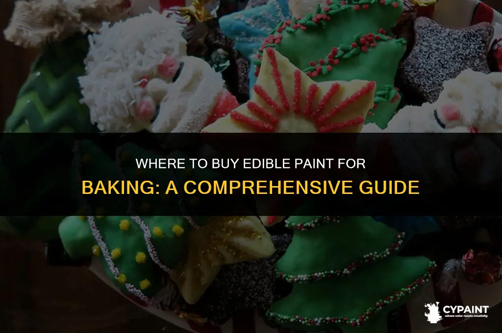 what store can i find edible paint for baking in