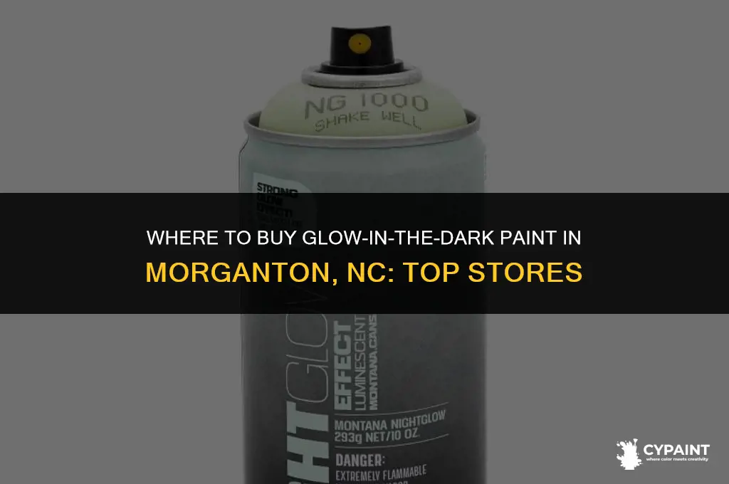 what store sales glow in the dark paint morganton nc