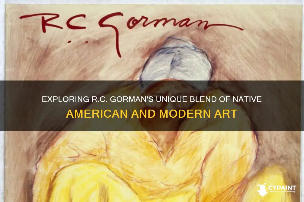 what style did r c gorman paint in