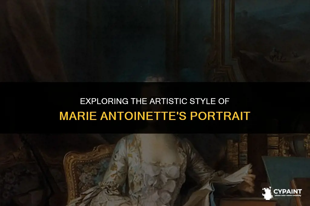 what style of category does the painting of marie antoinette