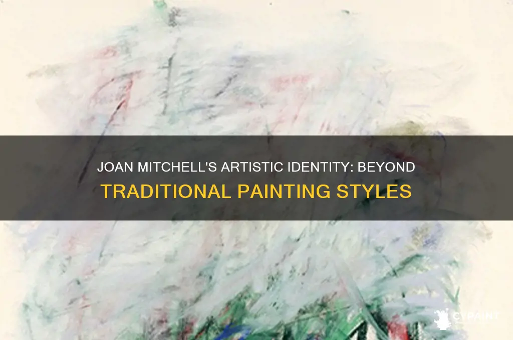 what style of painter is joan mitchell not