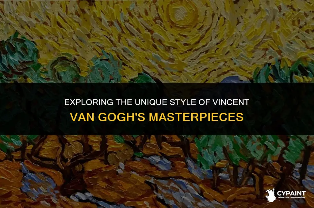 what style of painting are the works of van gogh