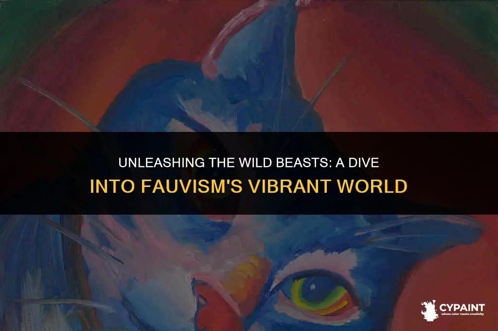 what style of painting derived from exposnents of wild beasts