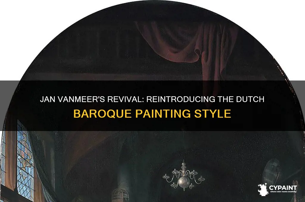 what style of painting did jan vanmeer reintroduce