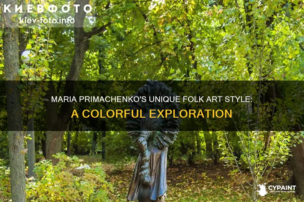 what style of painting did maria primachenko have
