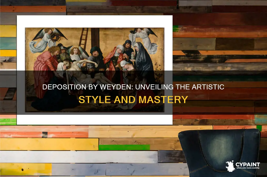 what style of painting is deposition by weyden