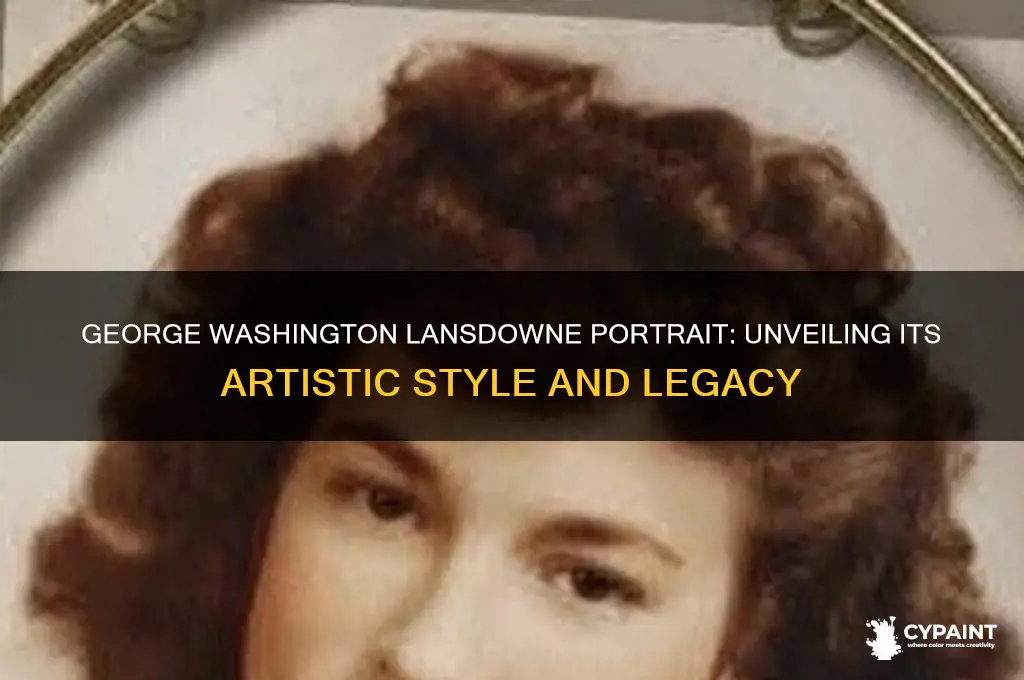 what style of painting is george washington lansdowne