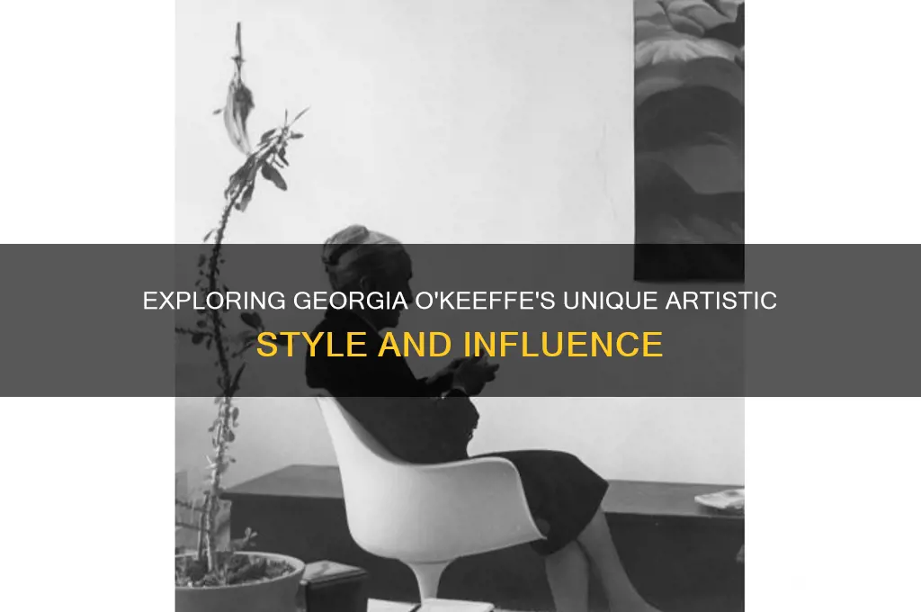 what style of painting is georgia o keeffe
