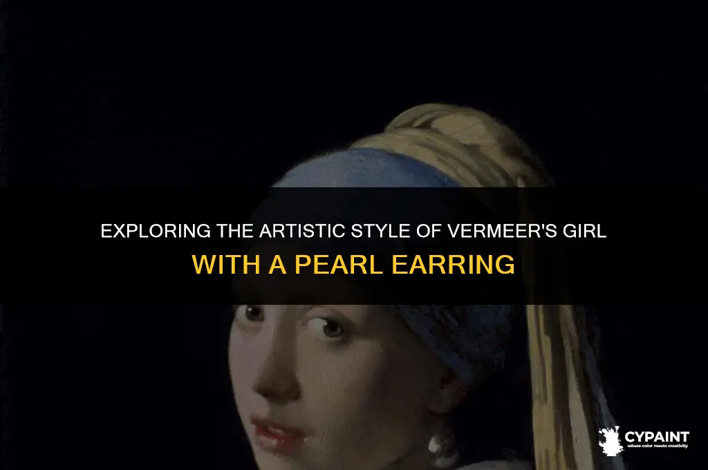 what style of painting is girl with a pearl earring