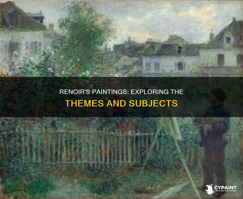 what subject matter is associated with renoir