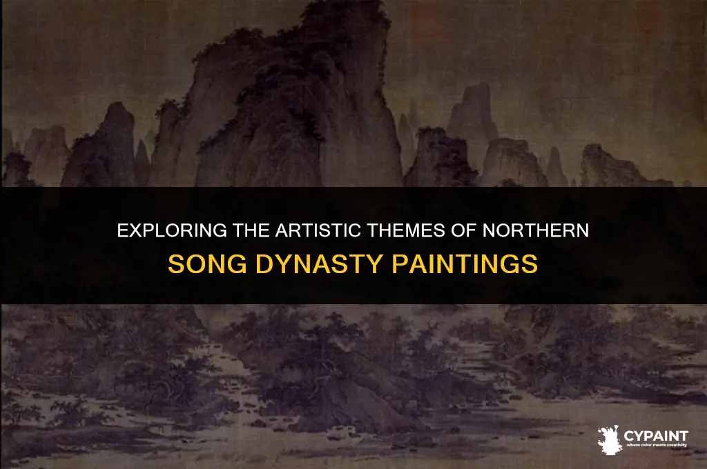 what subject matter was the focus of northern song painting
