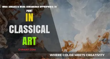 Exploring the Boundaries: Appropriate Subjects in Classical Art