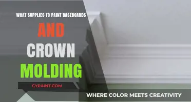 Essential Painting Supplies for Baseboards and Crown Molding
