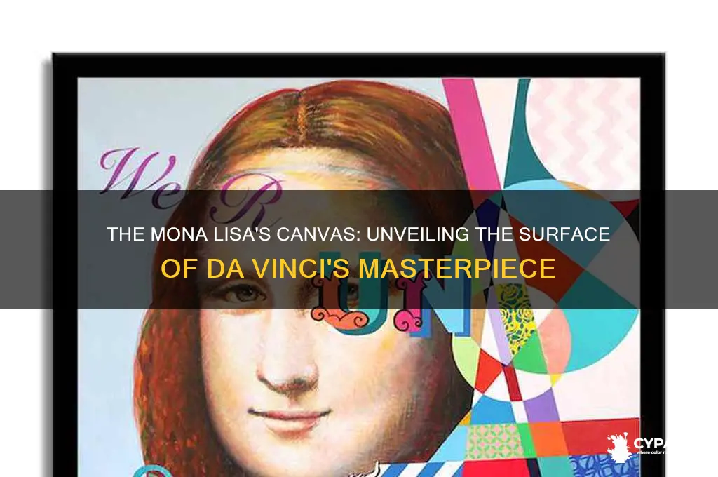what surface is the mona lisa painted on