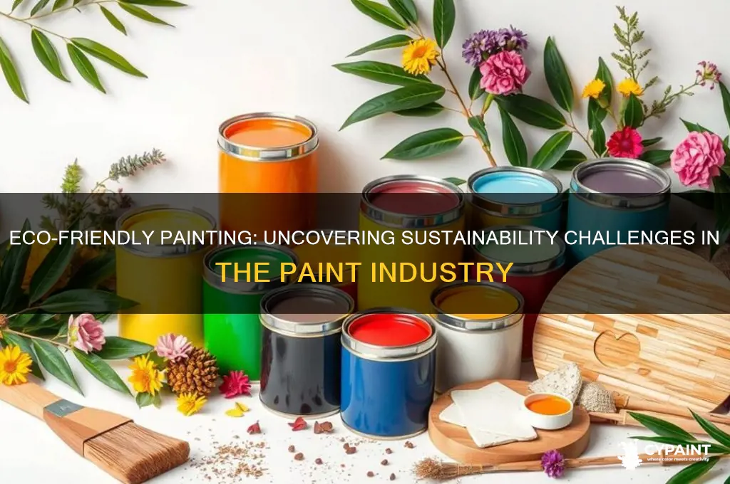 what sustainability issues pertain to paint and painting