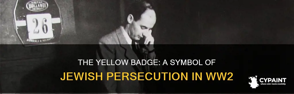 what symbol was painted on jewish buisnesses in ww2