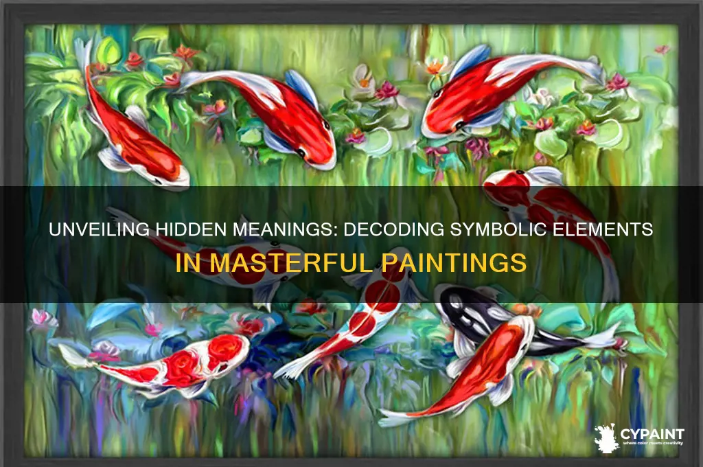 what symbols do you notice in the painting