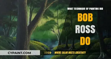 Bob Ross' Signature Wet-on-Wet Oil Painting Technique Explained