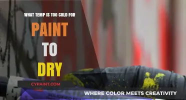 Ideal Temperature for Paint Drying: Too Cold?