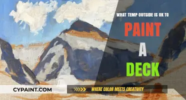Ideal Temperature for Deck Painting