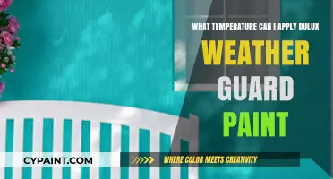 Best Temperature for Dulux Weather Guard Paint Application