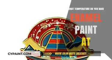 Baking Enamel Paint: Optimal Temperature Guide for Perfect Results