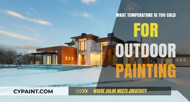Outdoor Painting Limits: When Cold Temperatures Halt Your Creative Process