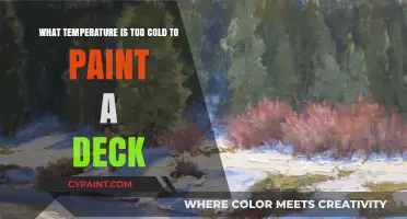 Ideal Temperature for Deck Painting