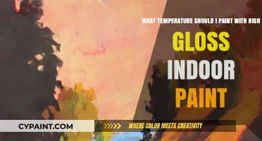 Ideal Temperature for Applying High-Gloss Indoor Paint