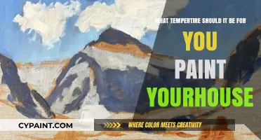 Ideal Temperature for Painting Your House