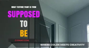 Understanding Trim Texture Paint: Smooth, Semi-Gloss, or Matte Finish?
