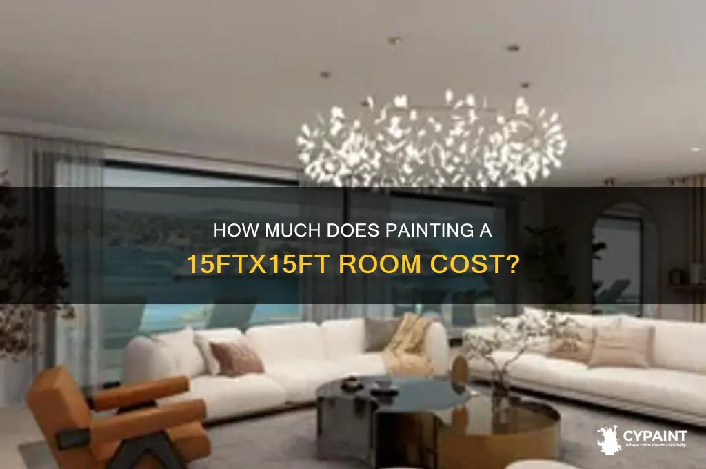 what the cost to paint a 15ftx15ft room